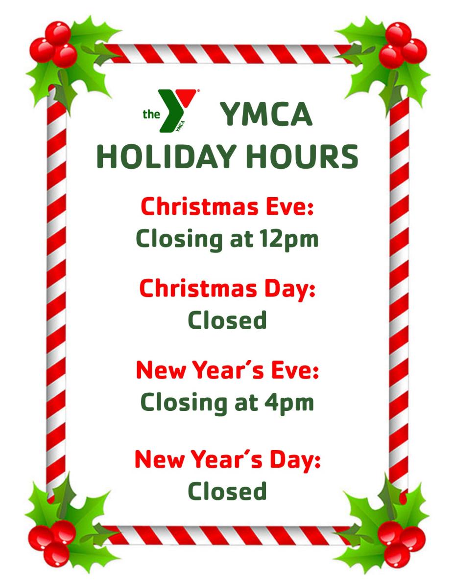 YMCA Holiday Hours 2024 Clark Memorial YMCA ymca-holiday-hours-2024-clark-memorial-ymca